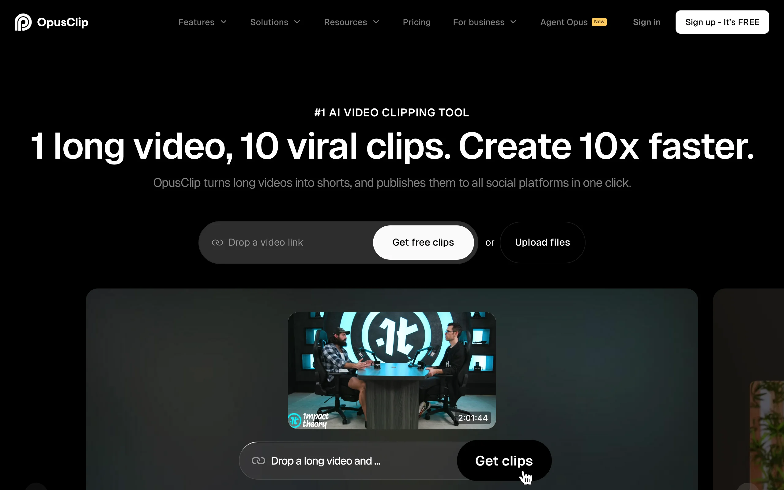 Repurpose Content For LinkedIn with OpusClip