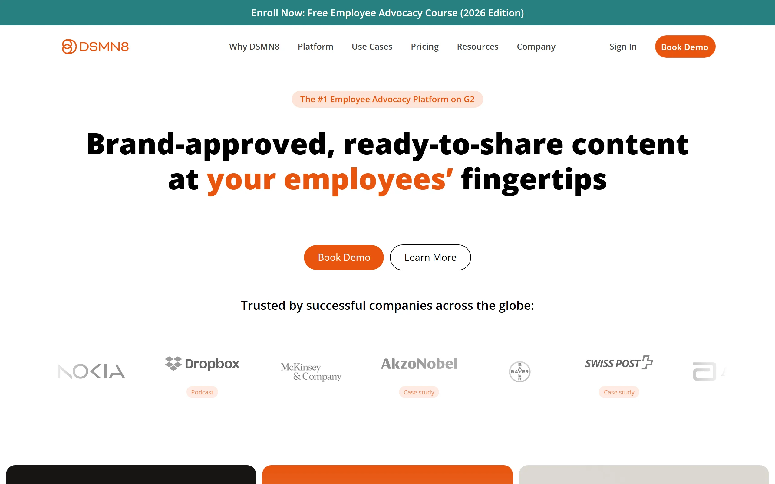 Employee Advocacy Tools with DSMN8