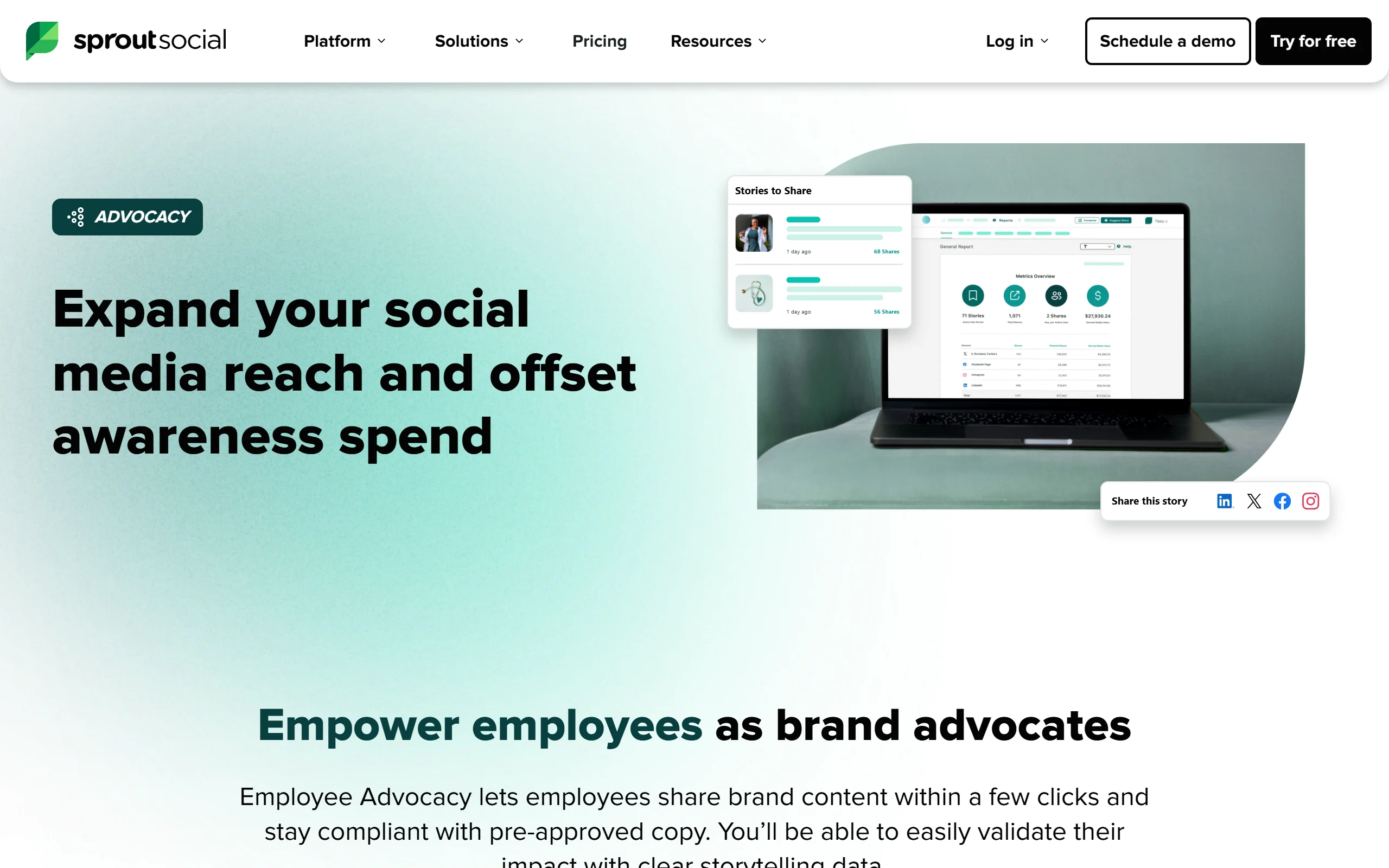Employee Advocacy Tools with Sprout Social
