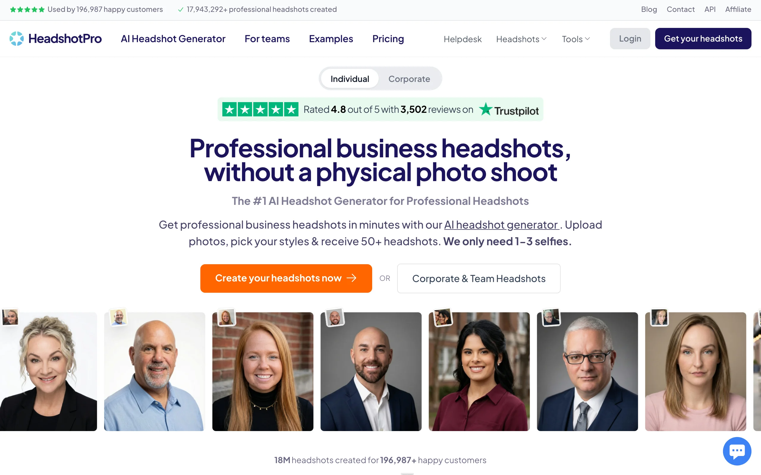 Linkedin Ai Headshot Generator with HeadshotPro