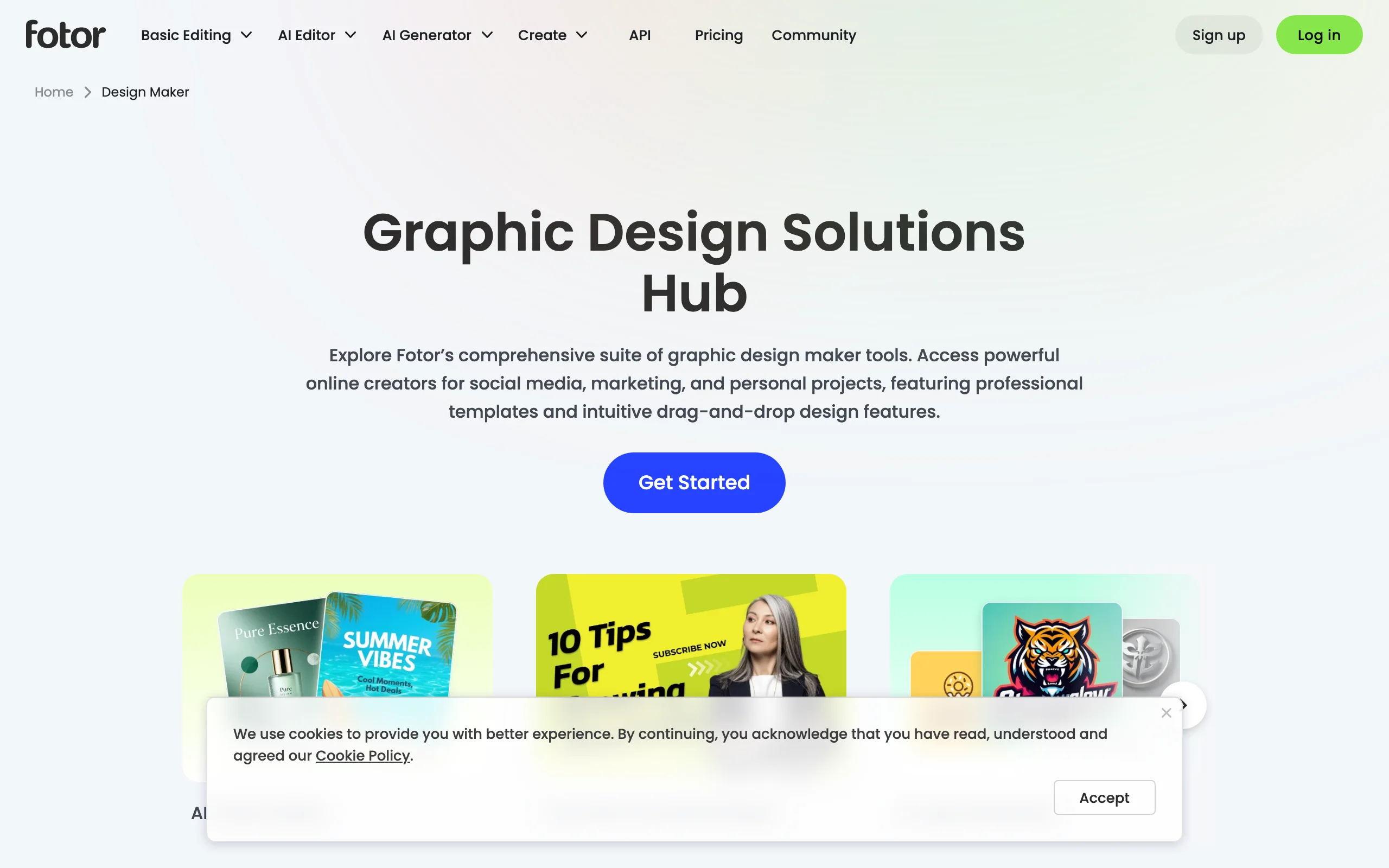 LinkedIn Banner Maker with Fotor