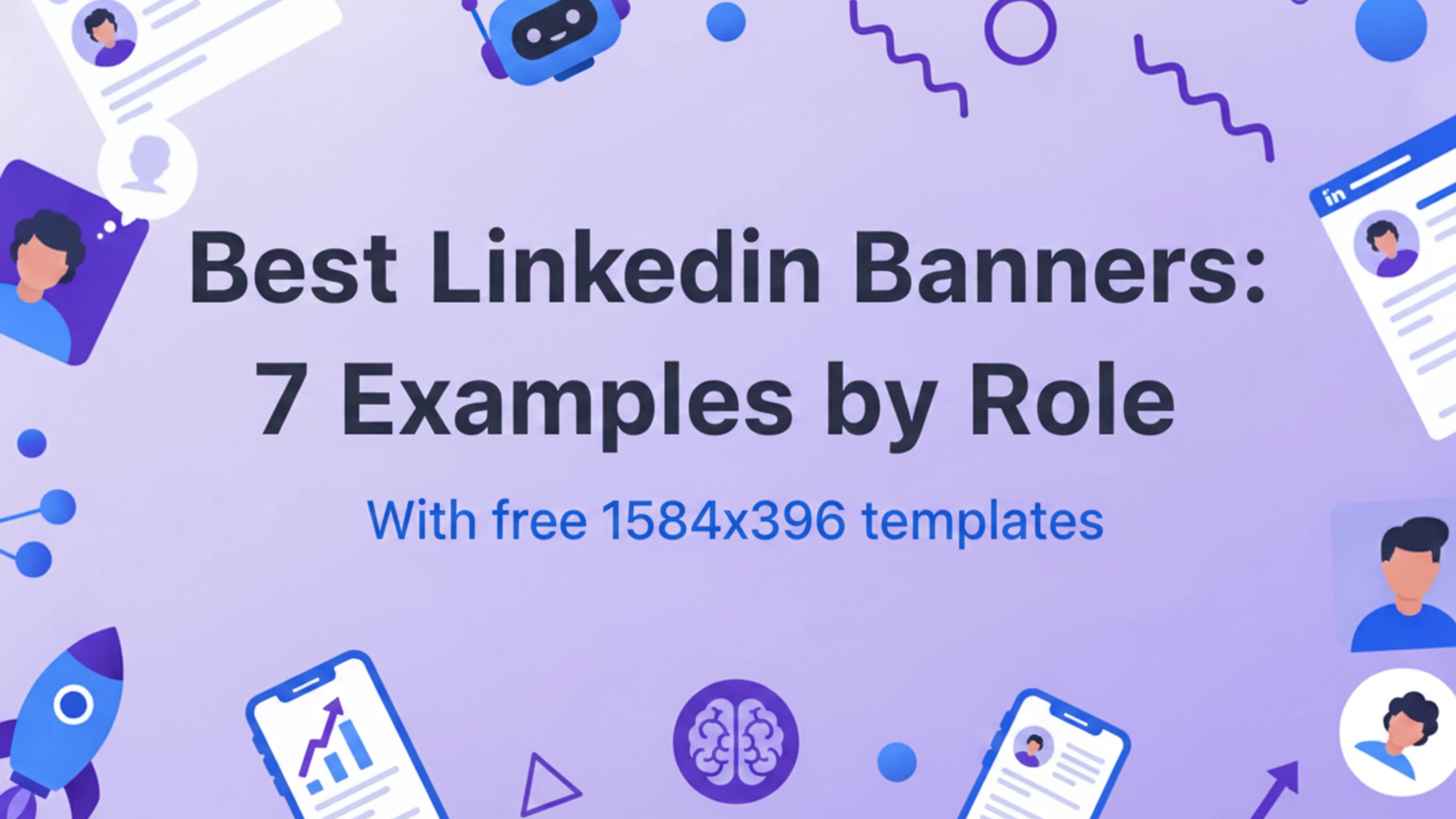 Best LinkedIn banners: 7 examples by role (with free templates)