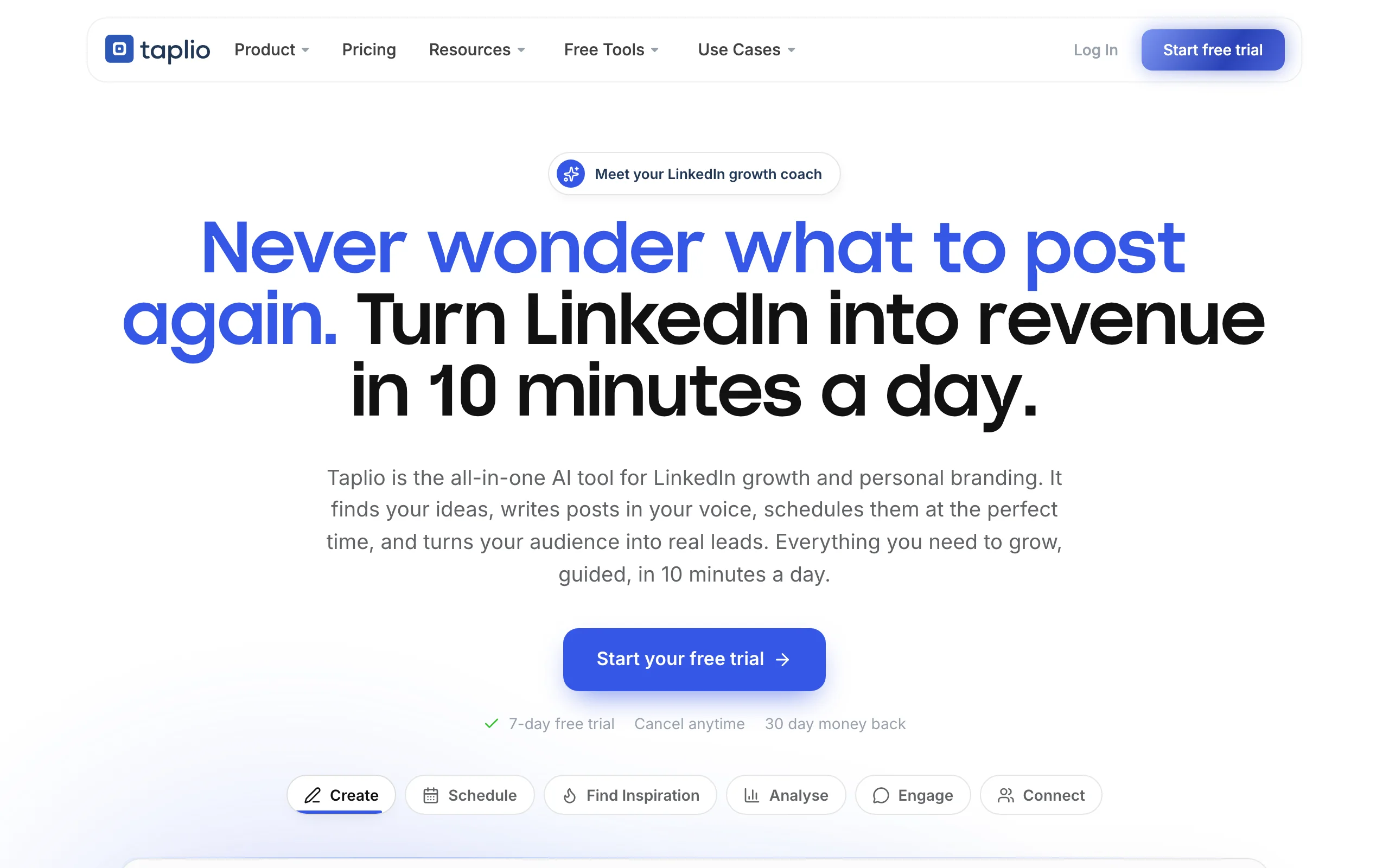 LinkedIn Growth Tools with Taplio