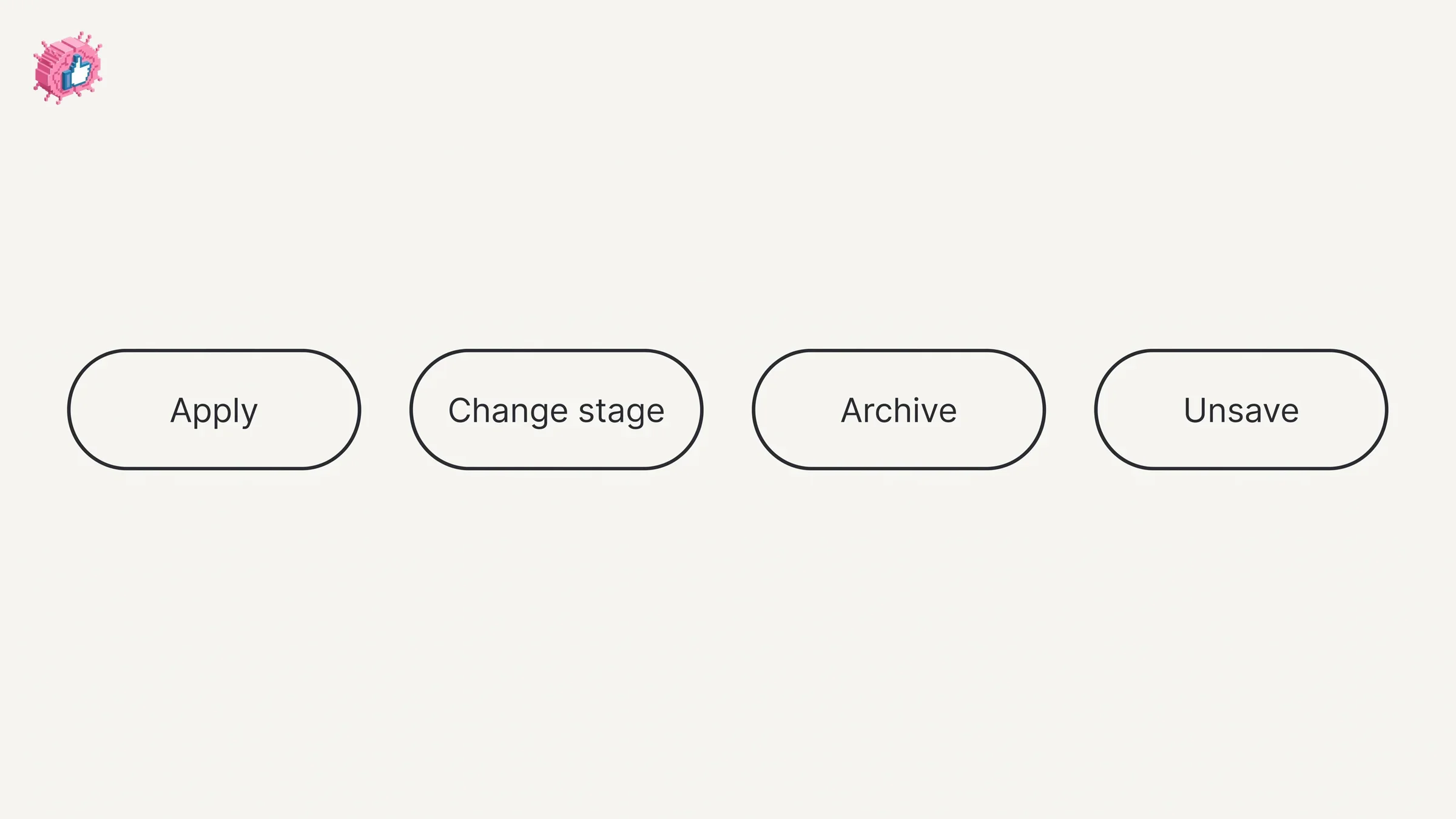 The four actions LinkedIn lists behind the More icon next to a saved job, on both its Desktop and Mobile tabs
