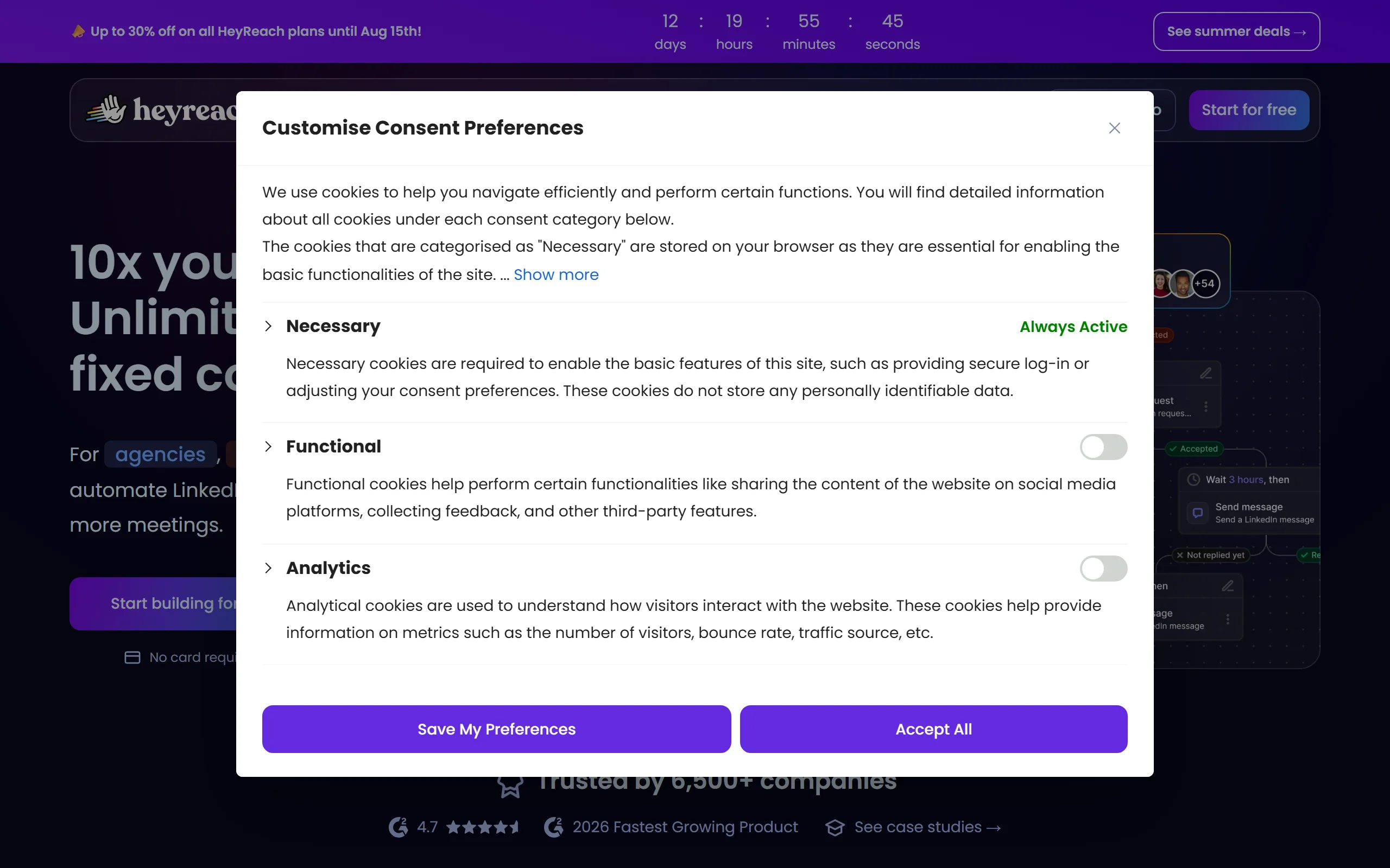 Waalaxy Alternatives with HeyReach