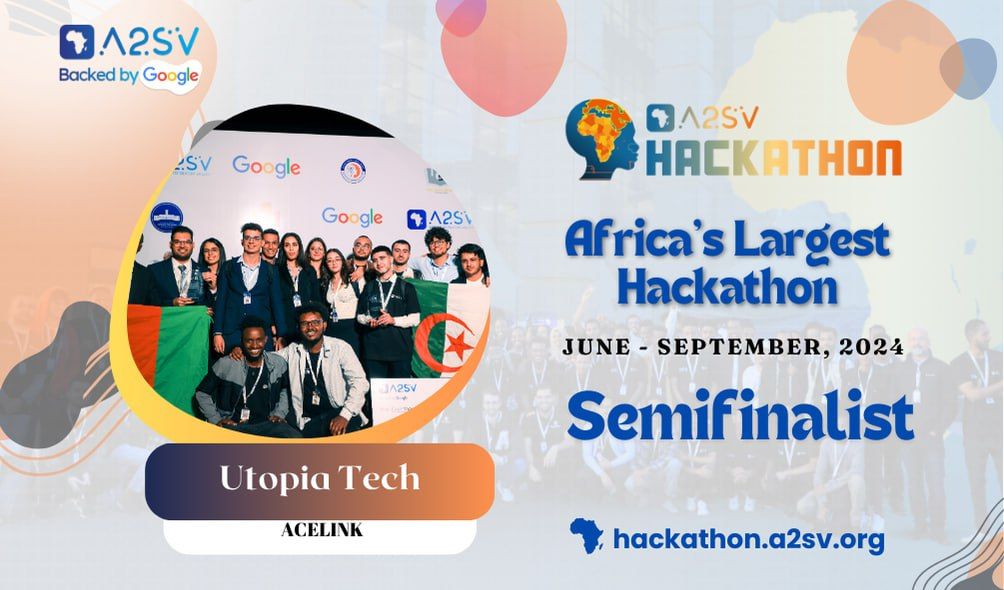 LinkedIn post image: 🌍 A2SV AI for Impact Hackathon Journey 🚀: Our journey to the Semifinals!