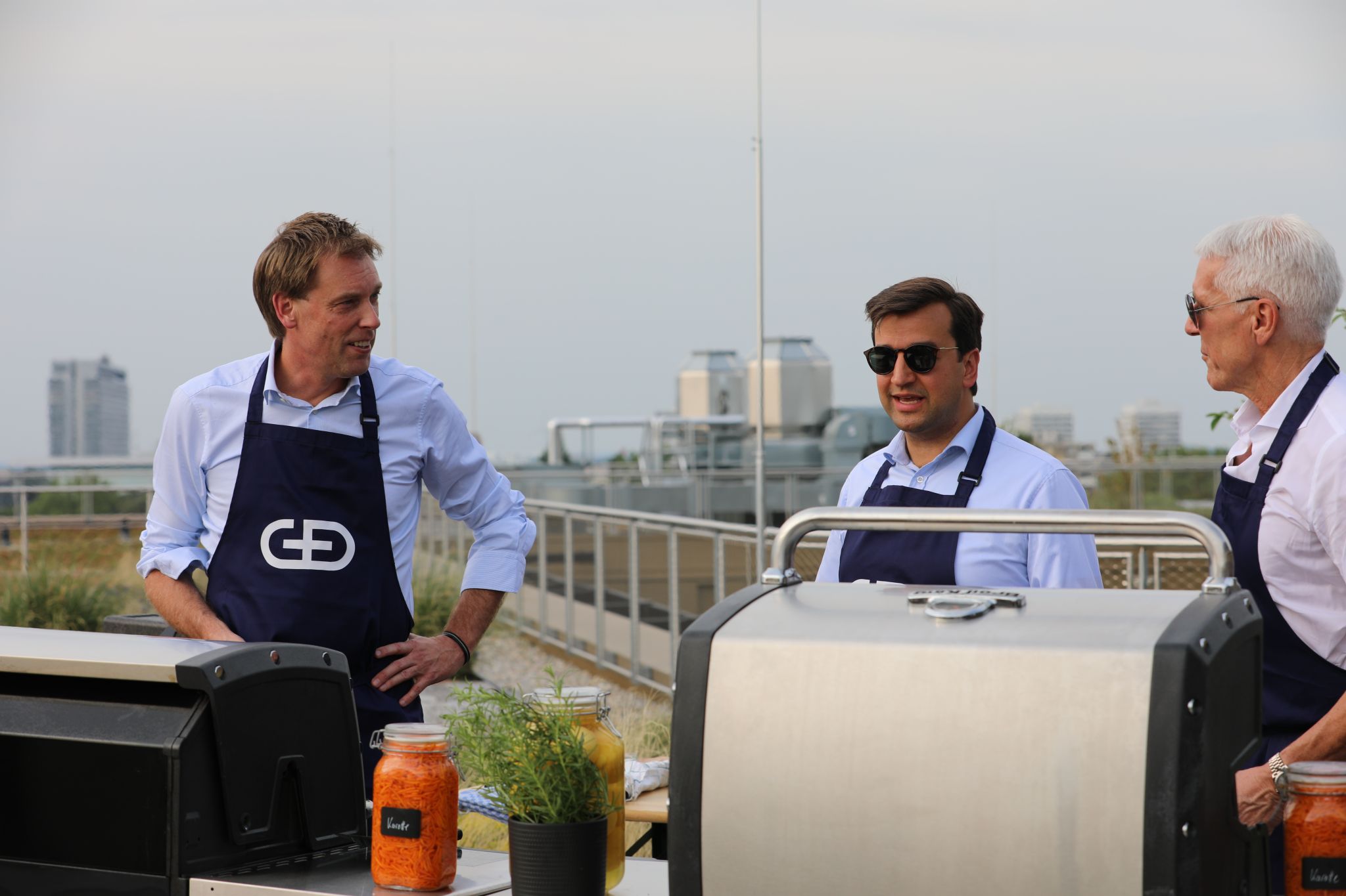 LinkedIn post image: Grill apron on, spreadsheets off – yesterday’s Chill & Grill at Giesecke+Devrient was a blast!