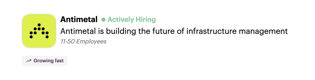 LinkedIn post image: If you’re on the job hunt, I’m going to start highlighting startups with incredible traction hiring for open roles.