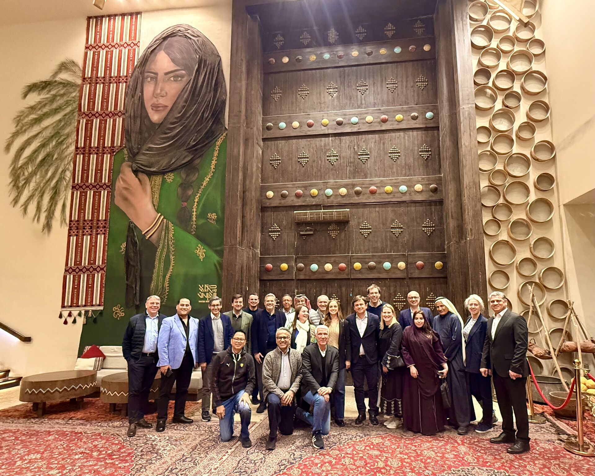 LinkedIn post image: Together with my G+D management colleagues, I had the pleasure of visiting Egypt and Saudi Arabia.