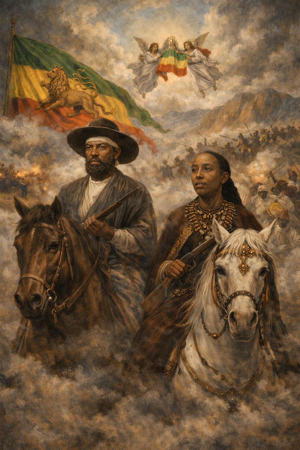 LinkedIn post image: Wishing all Ethiopians a prideful celebration of our victory at the Battle of Adwa. 130 years ago today, Ethiopians unit