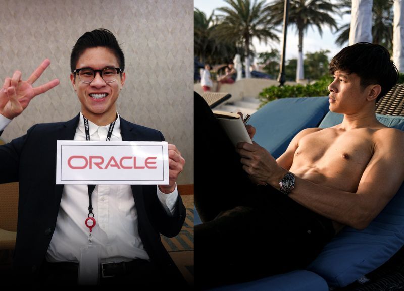 LinkedIn post image: A few years ago, I was working at Oracle making good money in tech sales.