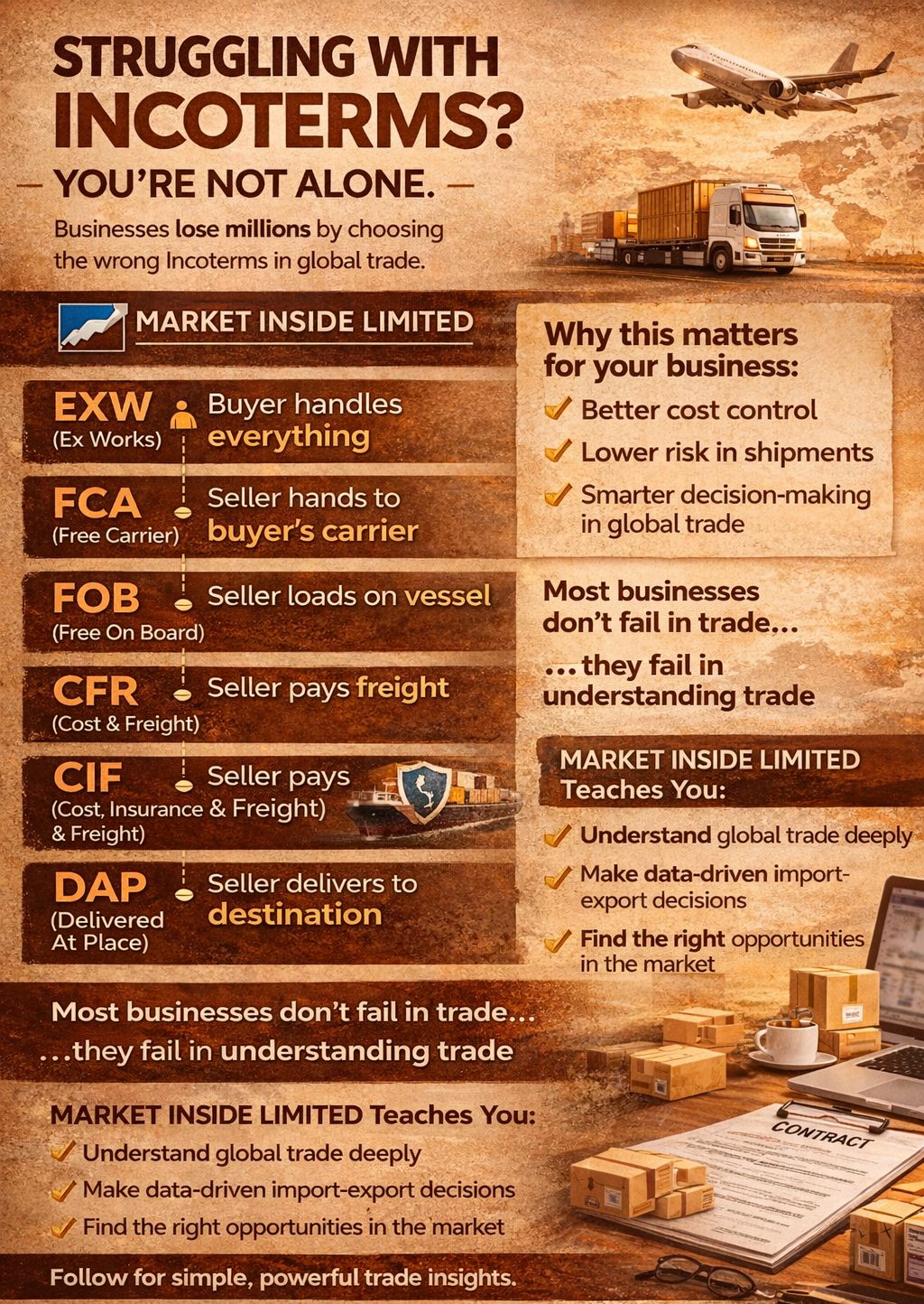 Yogesh Goyal's Simple Guide to Incoterms in Trade