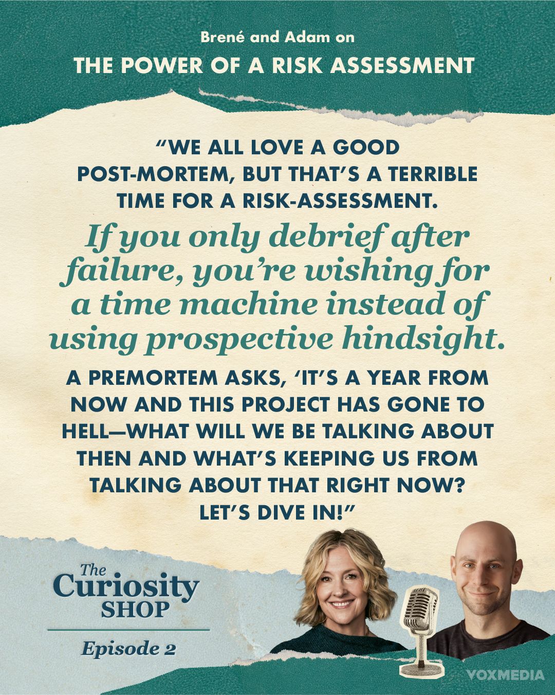 LinkedIn post image: In a world that rewards hot takes and quick wins, the pre-mortem (developed by Gary Klein) can feel like slow, uncomfort