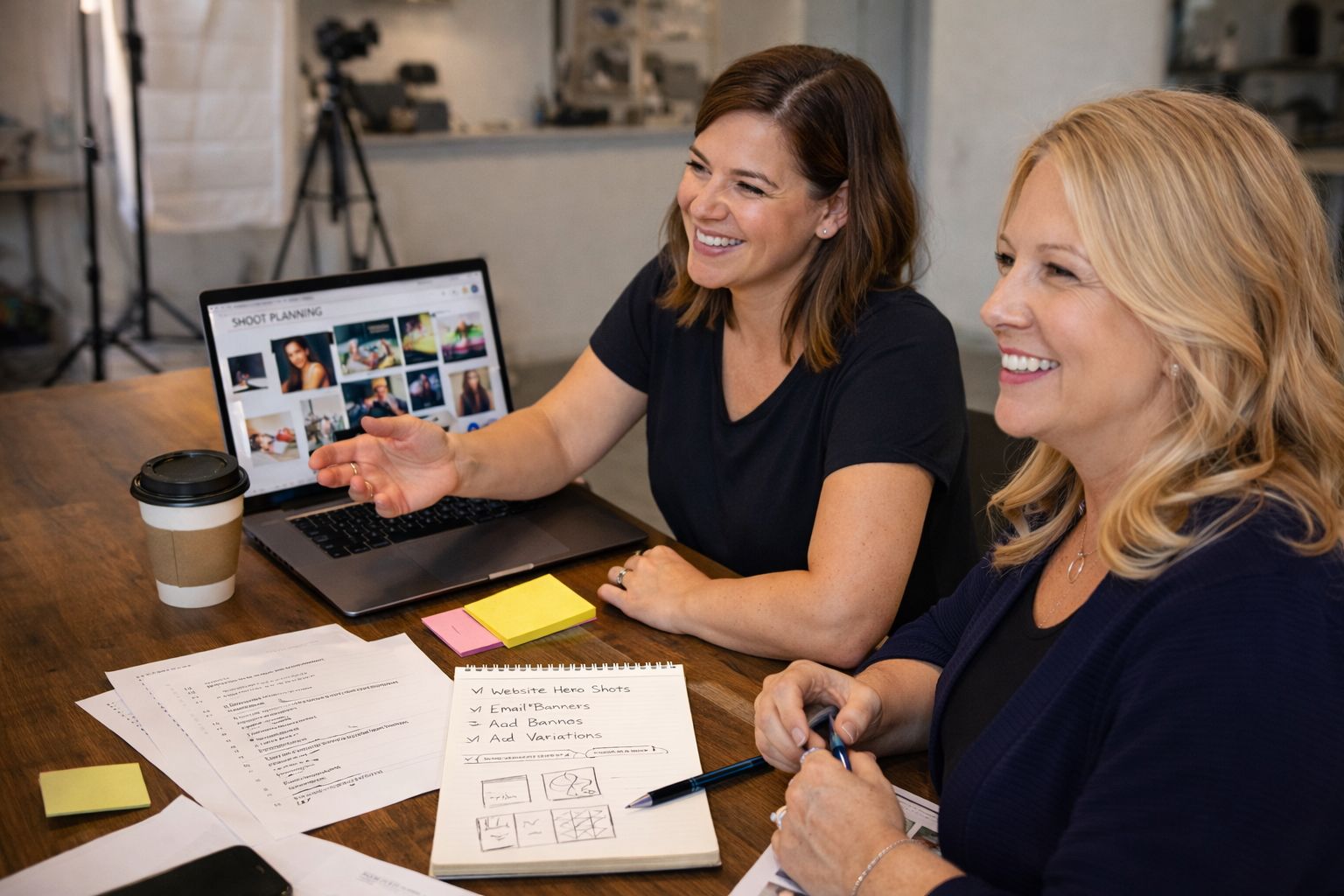 LinkedIn post image: The best shoots aren’t won on set.