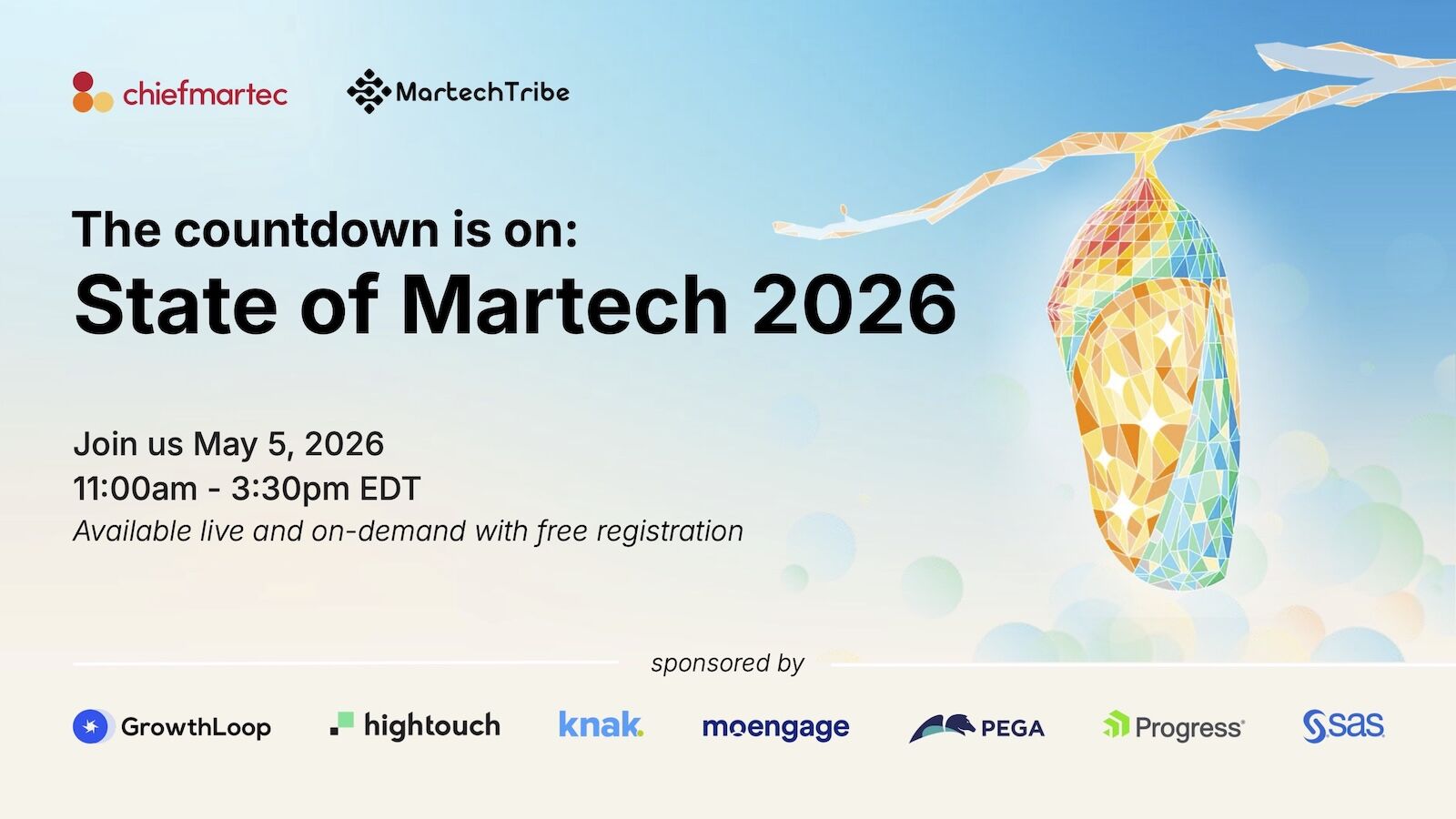 LinkedIn post image: 🚀 Registration is now open for #MartechDay.