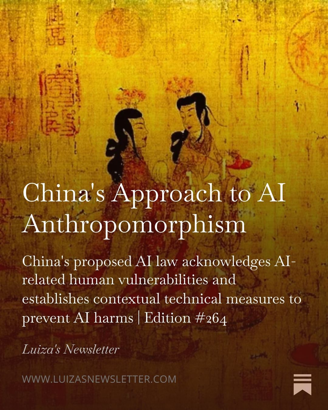 LinkedIn post image: 🚨 BREAKING: China's new law on AI anthropomorphism has been officially enacted, and it is the world's STRICTEST law on 