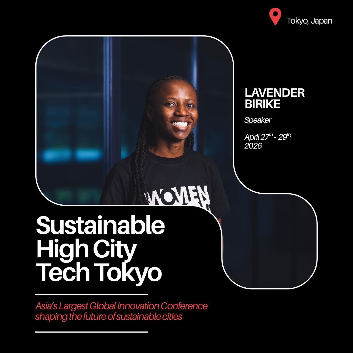 LinkedIn post image: Heading to Japan next week. I am excited to be speaking at 🇯🇵 Sustainable High City Tech Tokyo, 2026, Asia’s largest