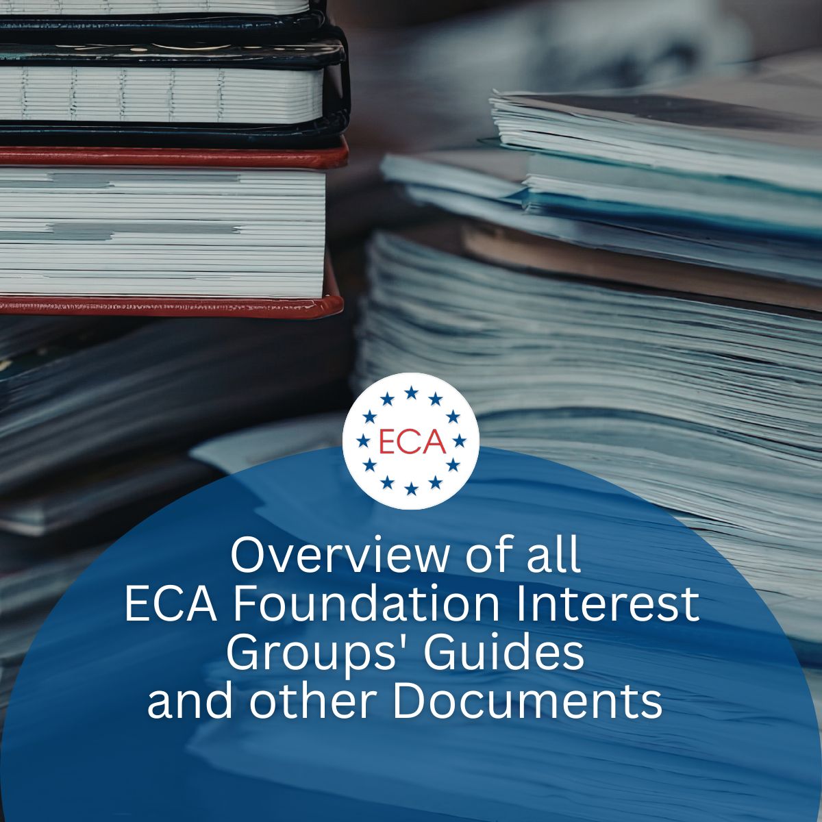 LinkedIn post image: 📚 Overview of all ECA Foundation Interest Groups' Guides and other Documents
