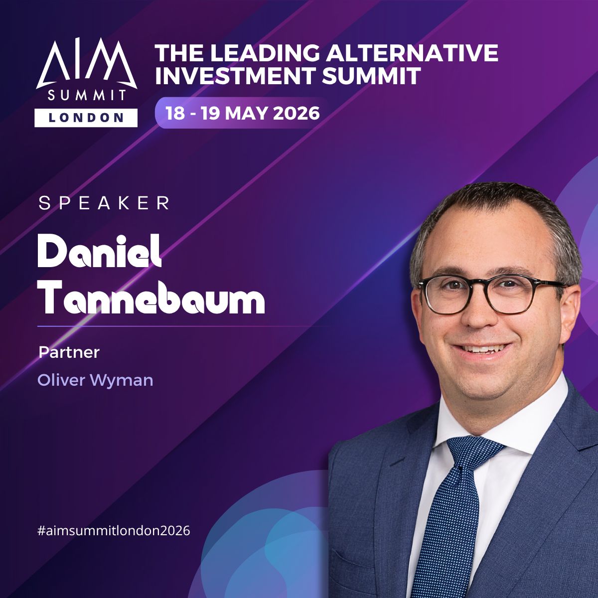 LinkedIn post image: Looking forward to speaking next month at AIM Summit's London conference! I'll be joining a panel with Charles Myers, Ma