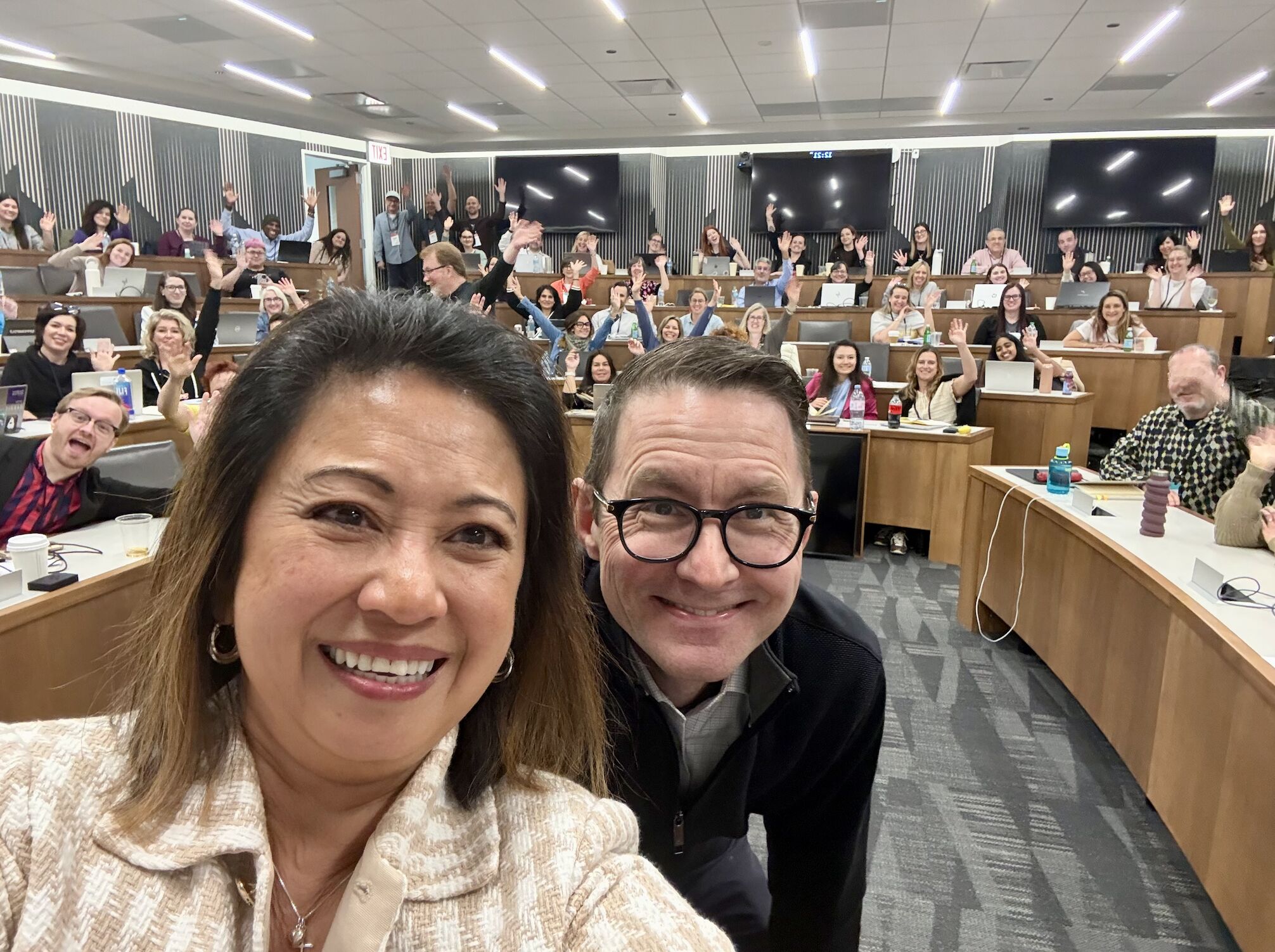 LinkedIn post image: I ran a live "AI cooking show" on stage at Content Jam in Chicago yesterday. A cup of critical thinking, a pinch of magi