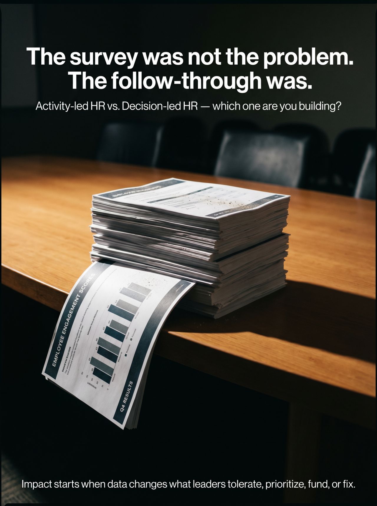 LinkedIn post image: 𝐄𝐧𝐠𝐚𝐠𝐞𝐦𝐞𝐧𝐭 𝐬𝐮𝐫𝐯𝐞𝐲𝐬 𝐮𝐬𝐮𝐚𝐥𝐥𝐲 𝐝𝐨 𝐧𝐨𝐭 𝐟𝐚𝐢𝐥 𝐛𝐞𝐜𝐚𝐮𝐬𝐞 𝐞𝐦𝐩𝐥𝐨𝐲𝐞𝐞𝐬 𝐫𝐞𝐟𝐮𝐬𝐞 �