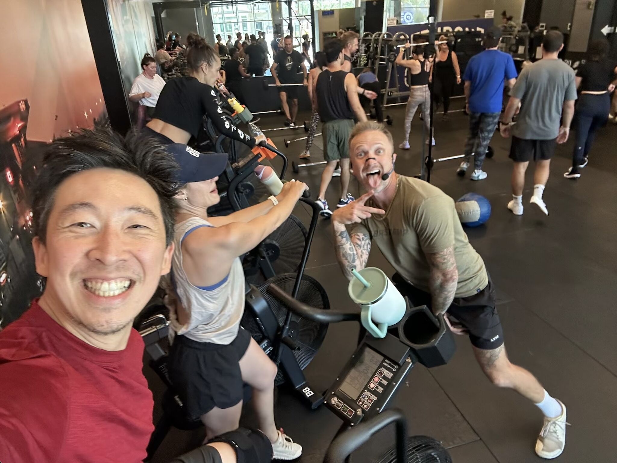LinkedIn post image: sorry in advance for the sweaty pic 😅
