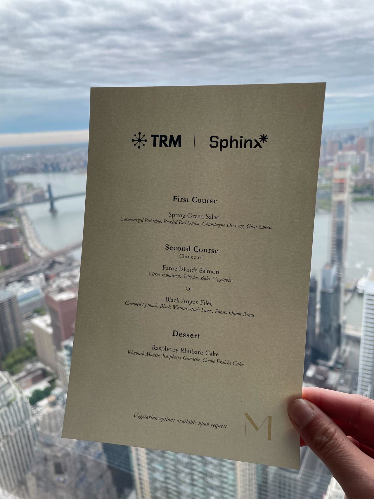 LinkedIn post image: We hosted 25 people in NYC last night with TRM Labs.