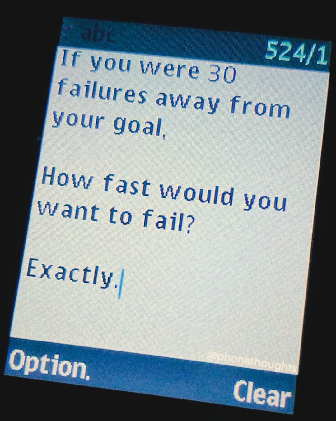 LinkedIn post image: "Fail fast", a mentor said when I was building my first company.