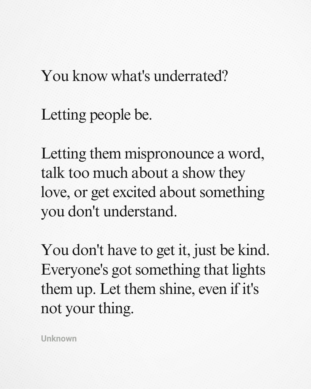 LinkedIn post image: A reminder we all need (myself included):