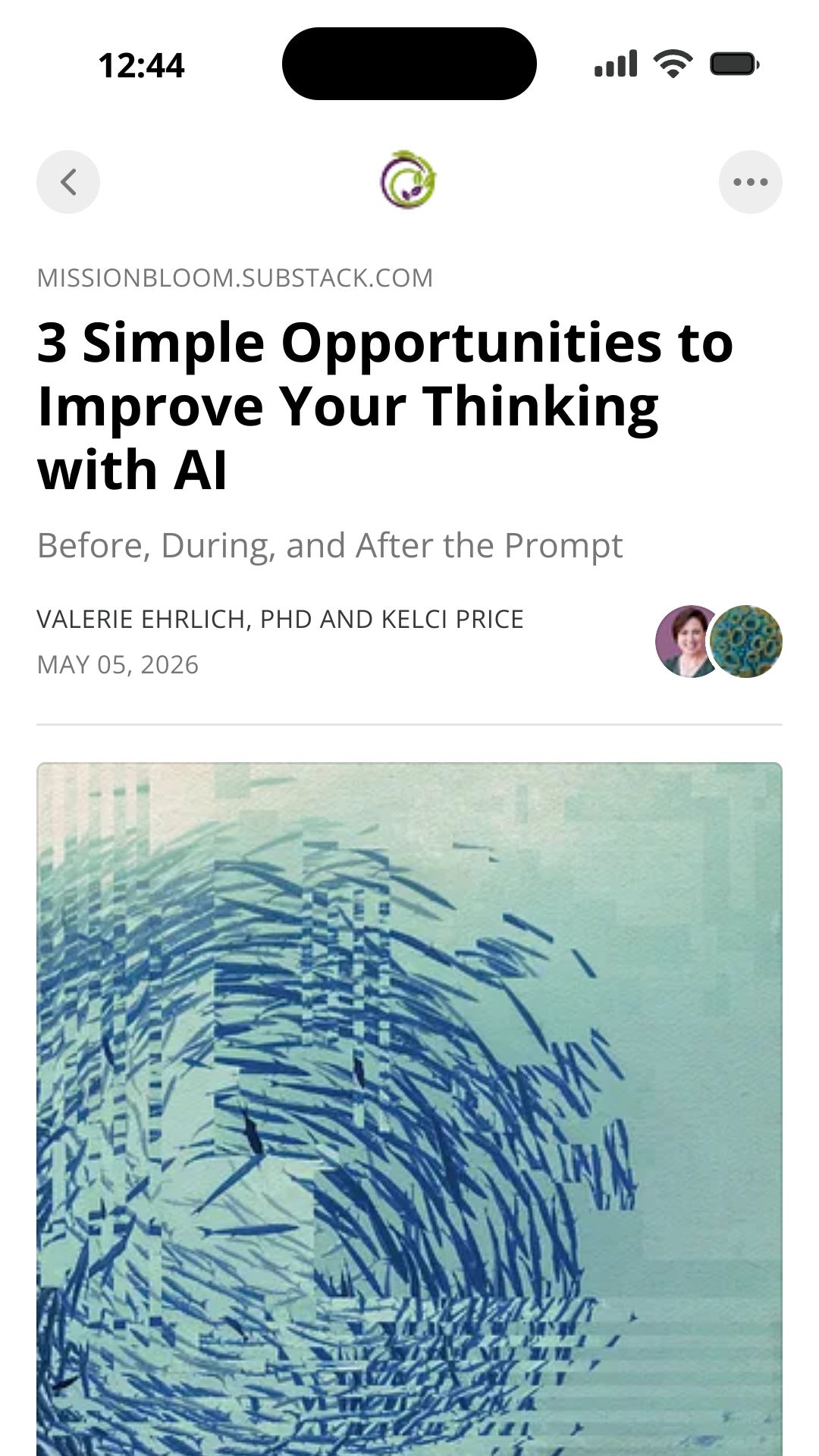 LinkedIn post image: Excited to share this piece I’ve been working on with Kelci Price! In it, we share all of the opportunities where thinki