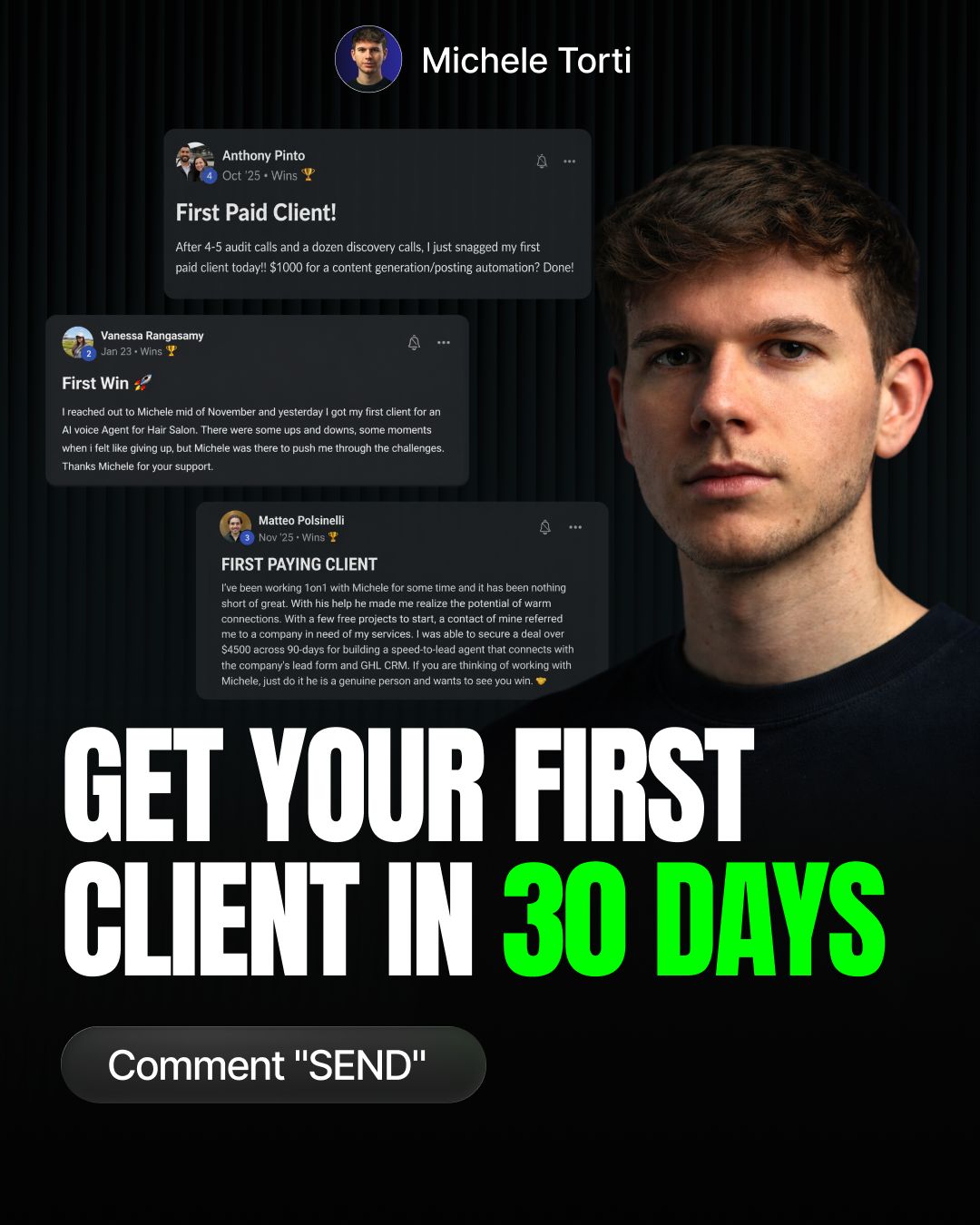 LinkedIn post image: If you've been learning AI automation for months