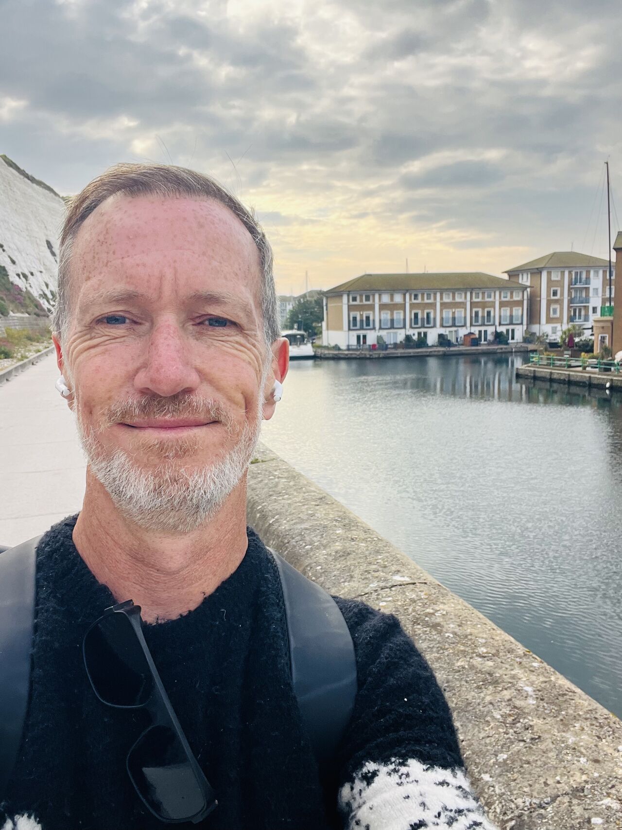 LinkedIn post image: 7am happy face.