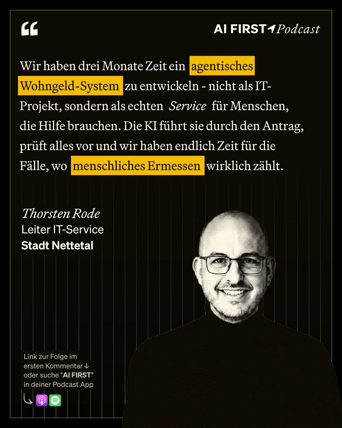 LinkedIn post image: So macht eine Kommune mit 43.000 Einwohnern vor, wie KI-Transformation funktioniert:
