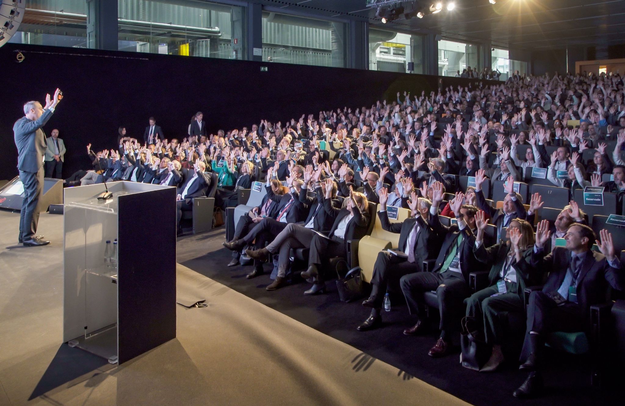 LinkedIn post image: AI is THE tool to do things radically different across industries. At Transform Spain in Madrid I asked 600 of our custo