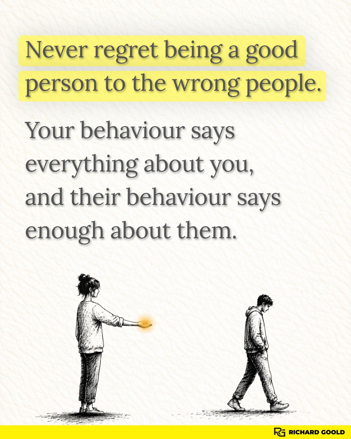 LinkedIn post image: The worst part of being good to wrong people?