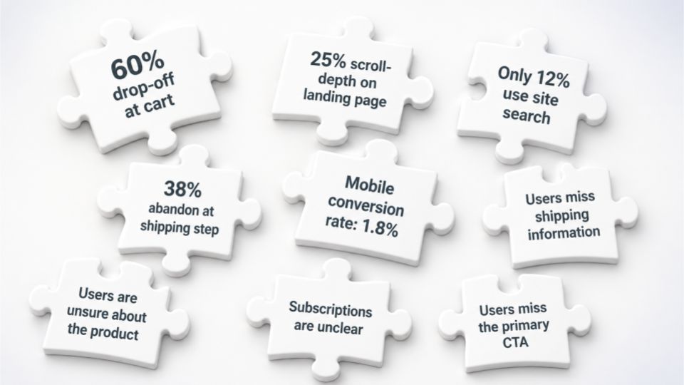 LinkedIn post image: Every insight is a puzzle piece.