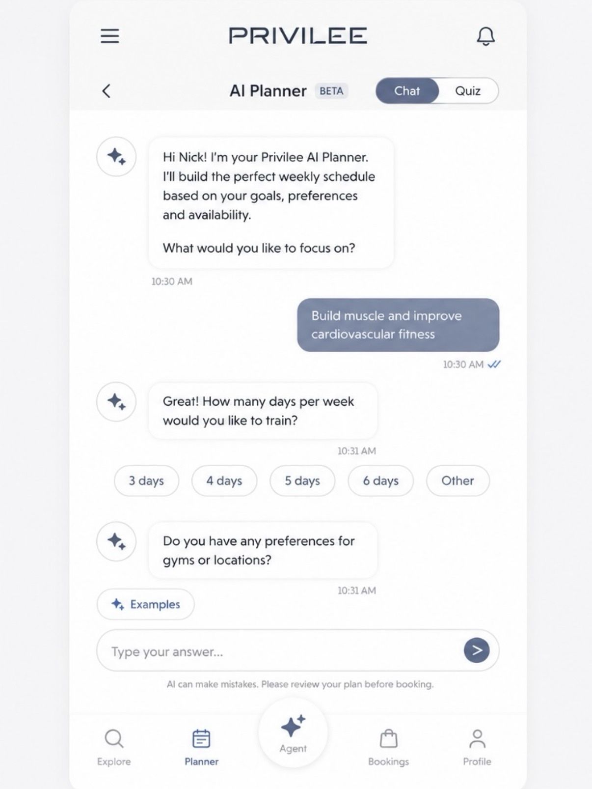 LinkedIn post image: Unhinged idea for Privilee 💡