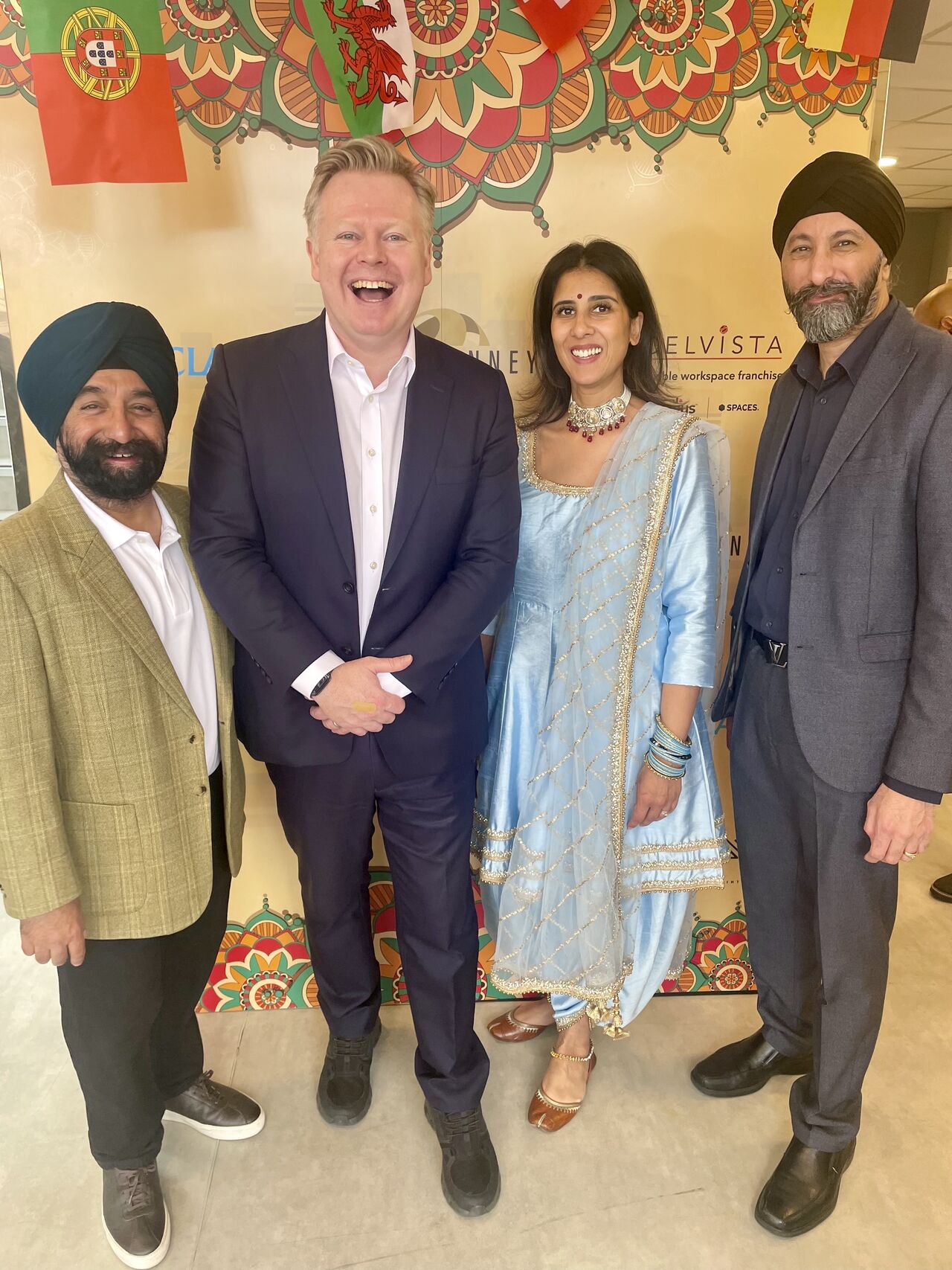 LinkedIn post image: A lovely day in Leicester celebrating World Culture Day with the Barclays team and a host of clients and partners.