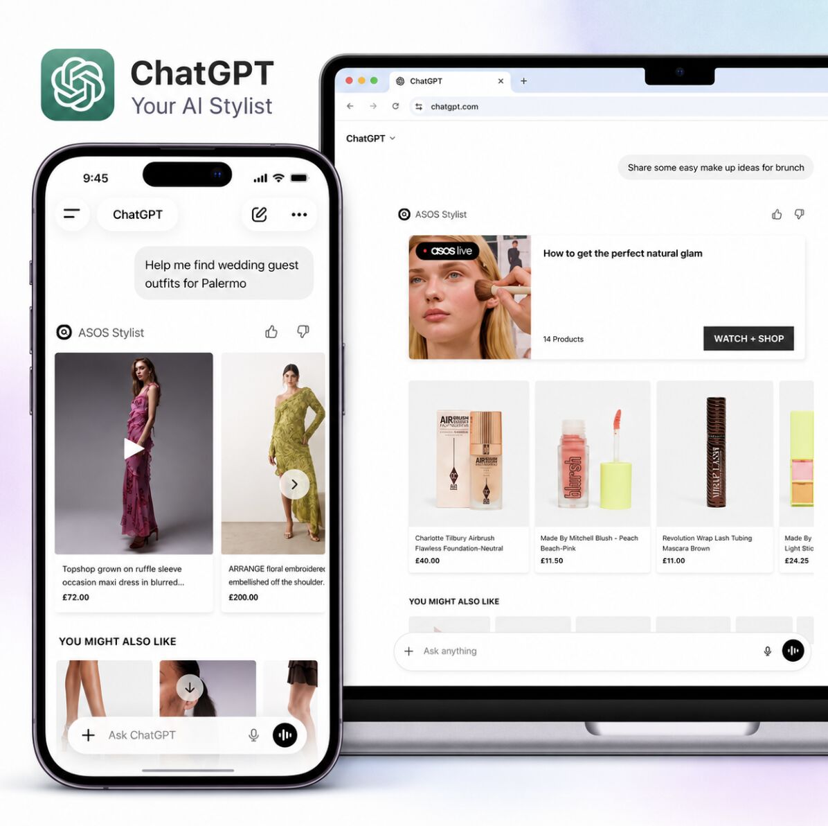 LinkedIn post image: ASOS has launched ASOS Stylist, an app in ChatGPT for users in the UK and the US 🚨