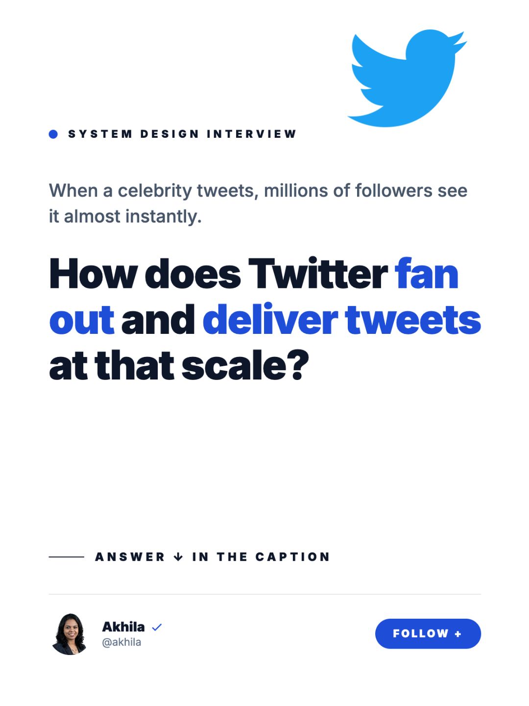 LinkedIn post image: A celebrity tweets. 100 million followers see it in seconds.