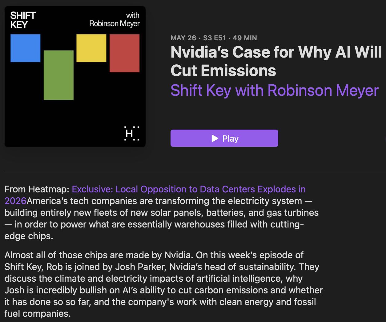 LinkedIn post image: NVIDIA: "AI's climate benefits outweigh its costs." Bold claim, where is your plan?