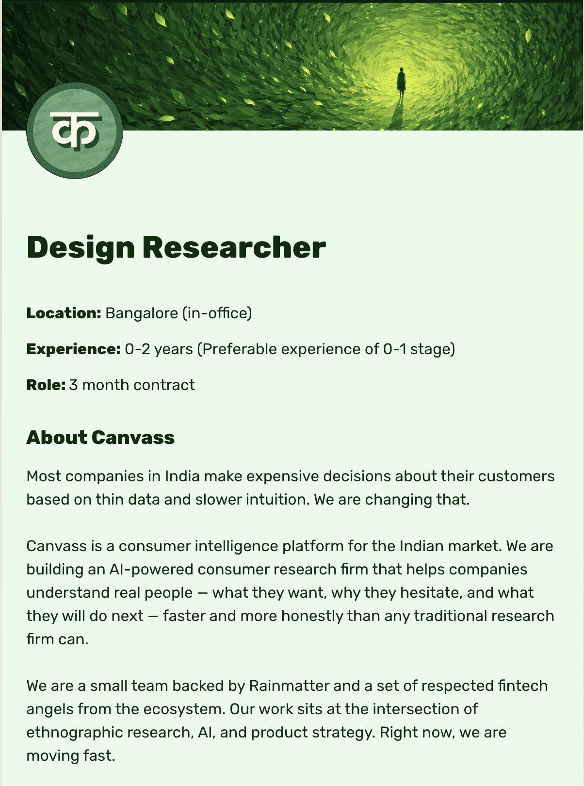 LinkedIn post image: Hi 👋  Just opened a new role.