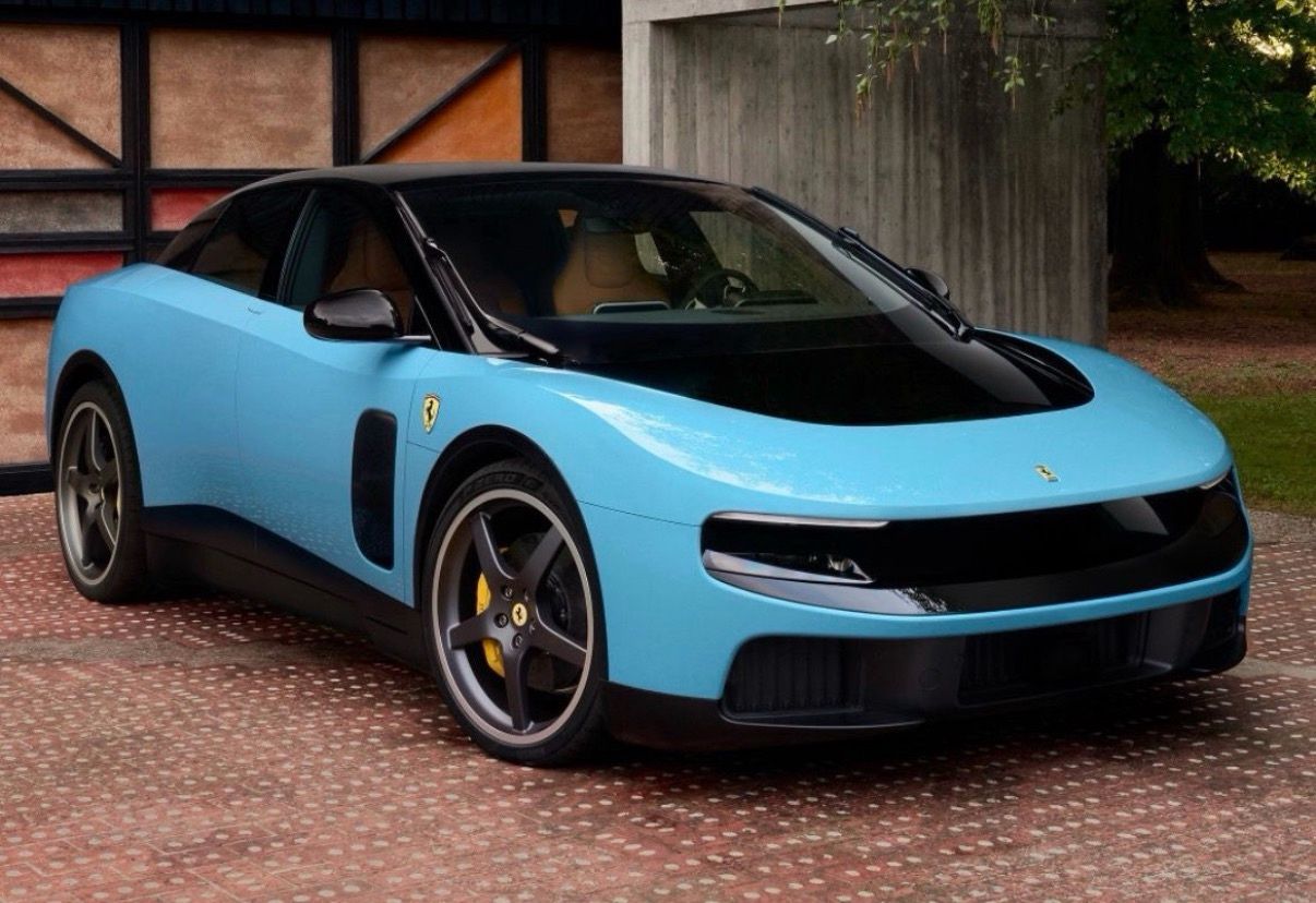 LinkedIn post image: The new Ferrari Rorschach. You work in creative the problem is design. You work in consulting the problem is strategy.