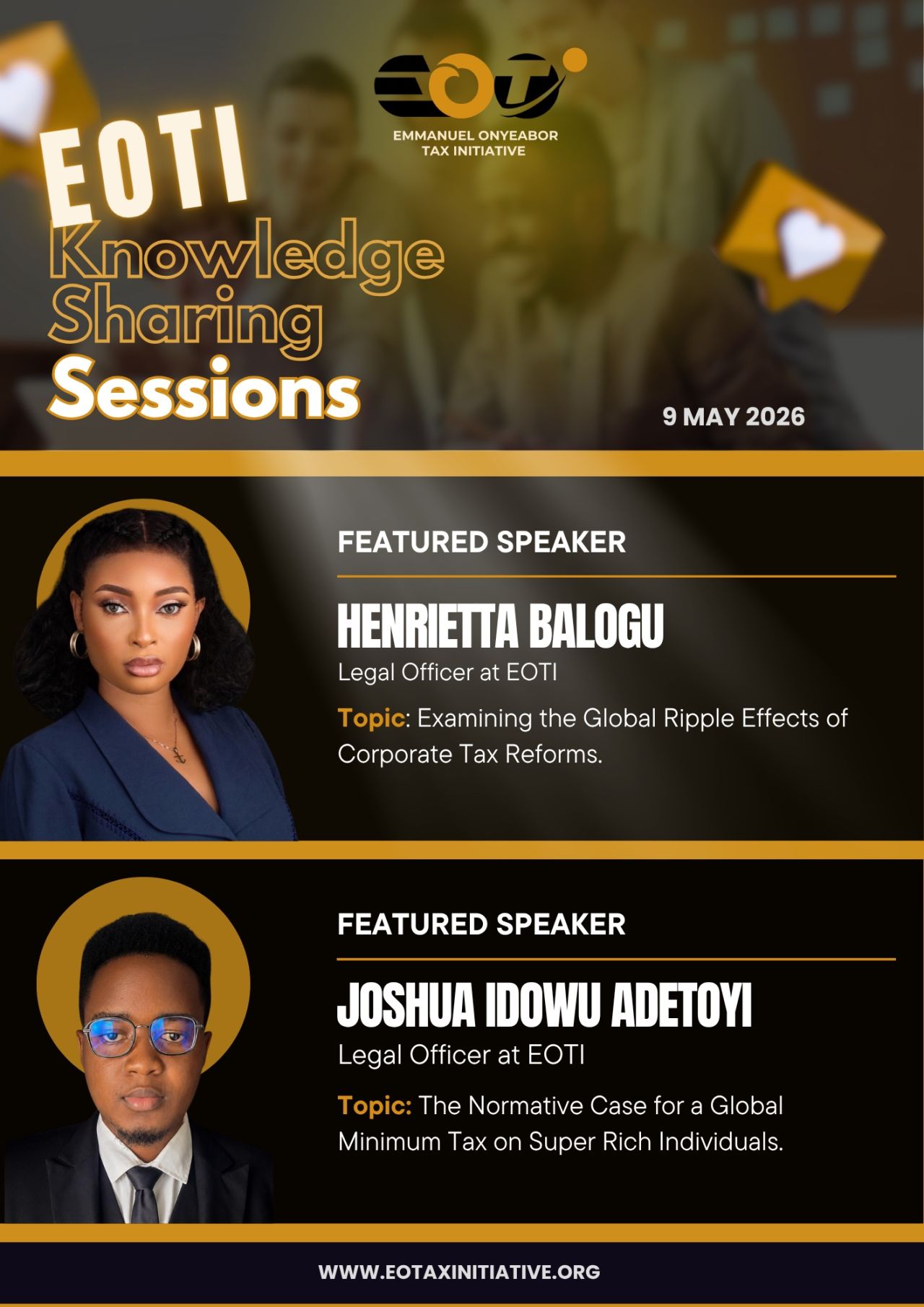 LinkedIn post image: EOTI Knowledge Sharing Session (KSS) Recap – 9 May 2026