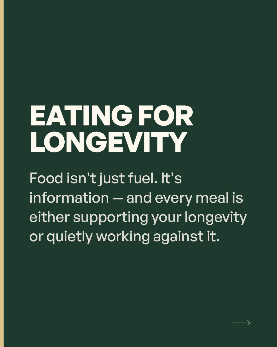 LinkedIn post image: Food is the most powerful medicine available — and it works through every system in your body simultaneously.