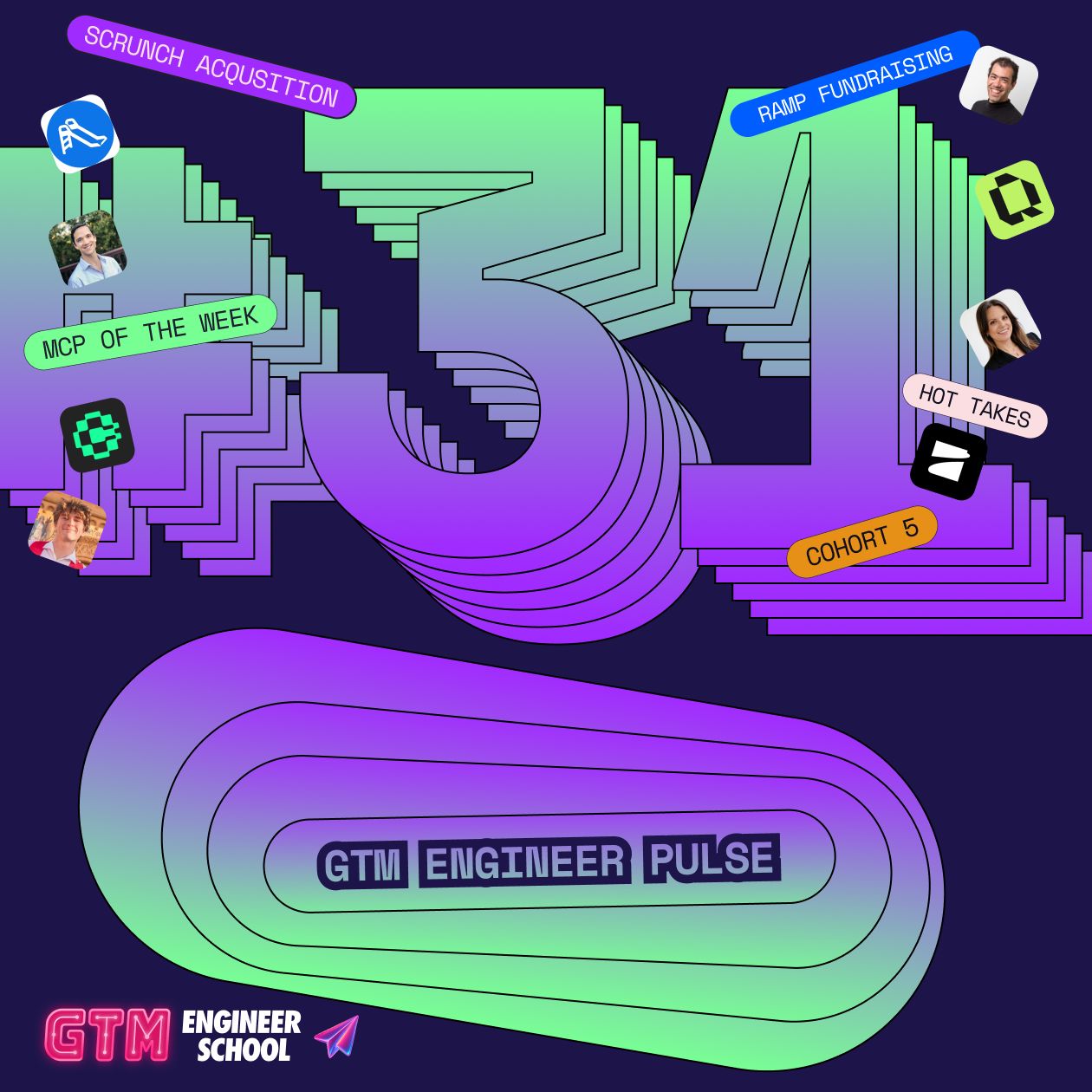 LinkedIn post image: The GTM Engineer Pulse #31 is live.