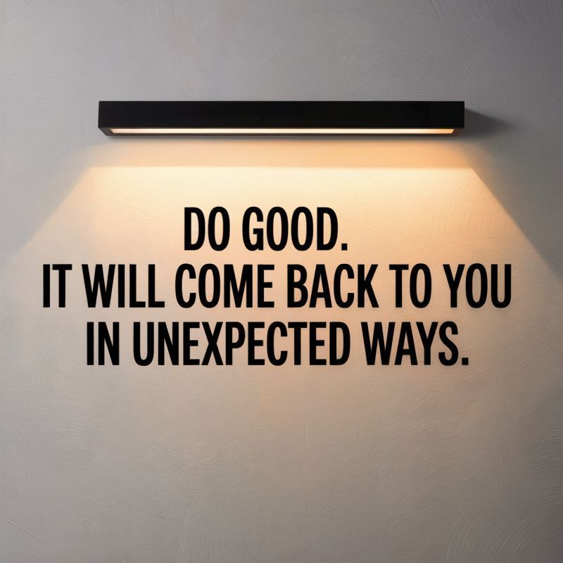 LinkedIn post image: Choosing to do good and be kind to others is a powerful way to live. When you extend kindness, whether through a small g