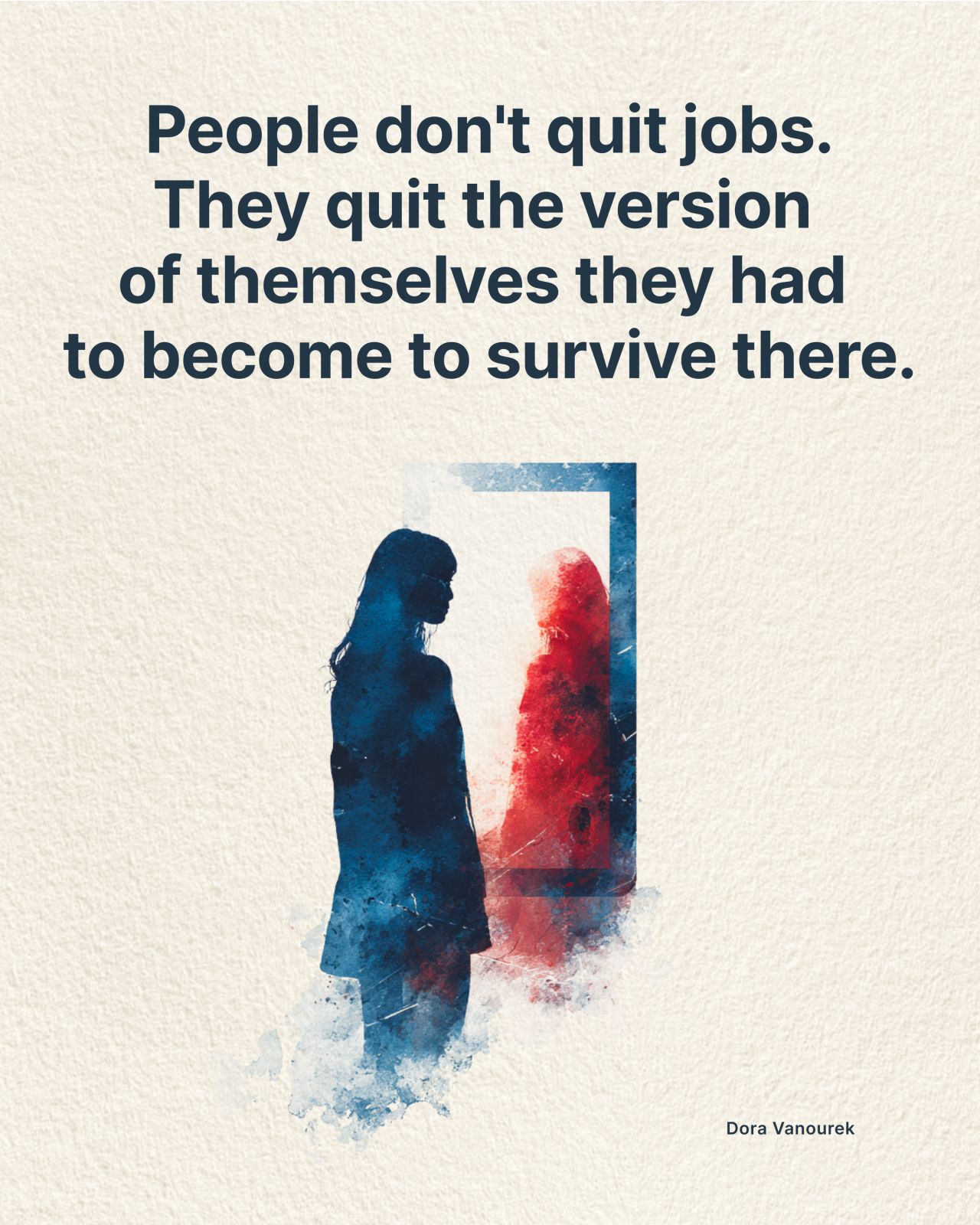 LinkedIn post image: You know it's time to leave when you