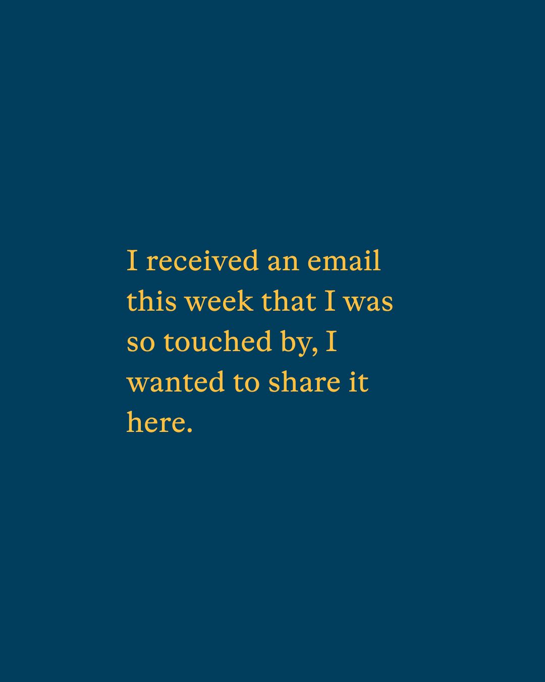 LinkedIn post image: This one made my heart feel full. #unreasonablehospitality