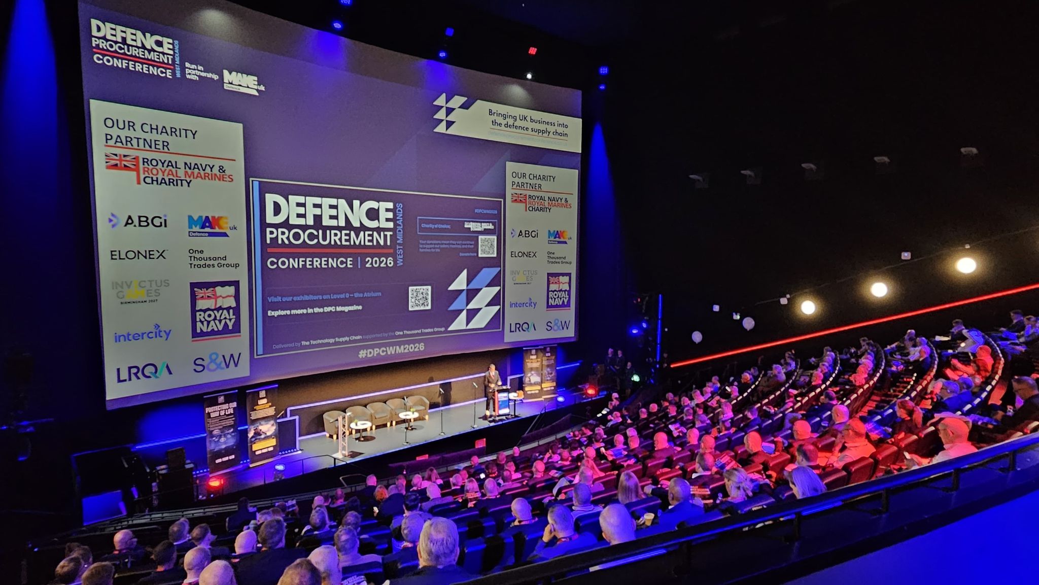 LinkedIn post image: Today I’m hosting the Defence Procurement Conference at Millennium Point Birmingham with over 1,000 delegates converging